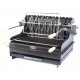 Le Marquier Mendy Black Steel Barbecue with Rotisserie 62x45