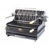 Le Marquier Mendy Zwarte Stalen Barbecue met Rotisserie 62x45