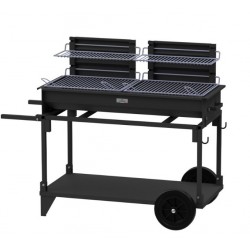 Le Marquier Méchoui Barbecue su carrello e girarrosto