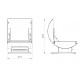 The French Barbecue XL 60 Duo Le Marquier 60x40